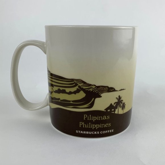 Starbucks Philippines Global Icon Version 1 Eagle Coffee Mug New No UPC Sticker - Picture 5 of 7